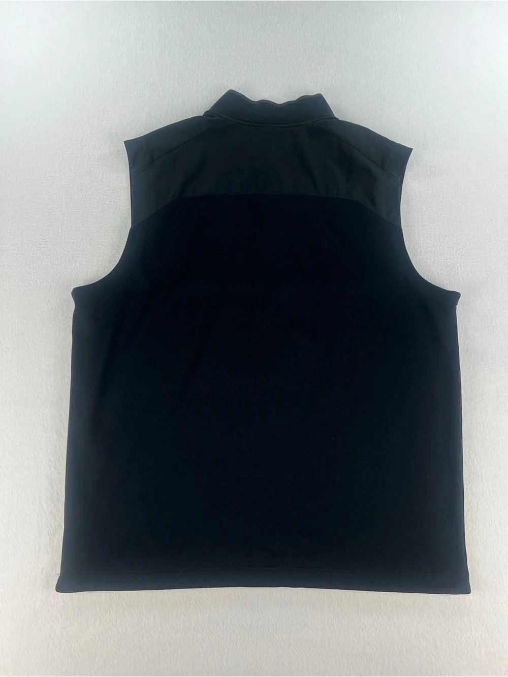 Nike Golf Dri Fit Tour Performance 1/4 Zip Vest Black Sleeveless Mens Size XL